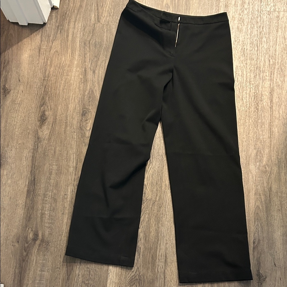 MaxMara Classic Black Wide-Leg Trousers